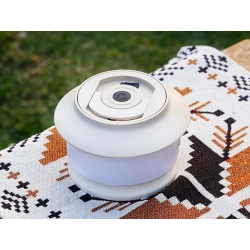 Lampa kempingowa biwakowa akumulatorowa led girlanda na rolce 20m ciepła