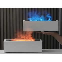 Nawilżacz powietrza LED USB ultradźwiękowy z efektem płomienia i aromaterapią