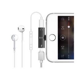 Rozdzielacz adapter lightning ipad iphone 2w1