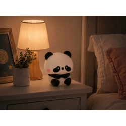 Lampka nocna silikonowa panda LED RGB dla dzieci dotykowa akumulatorowa - zdjęcie 8