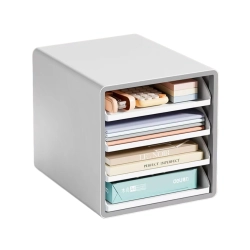 Szuflady na dokumenty4 szufladki organizer półki na biurko przybornik