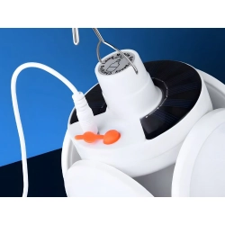 Lampa solarna kempingowa składana led na hak ogrodowa turystyczna namiot