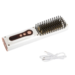 Prostownica szczotka do prostowania włosów 2w1 elektryczna bezprzewodowa