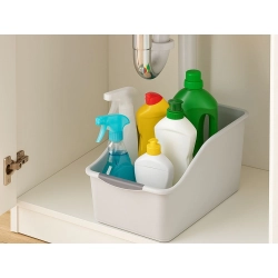 Organizer kuchenny plastikowy pojemnik do szafki na chemię kuchnia łazienka