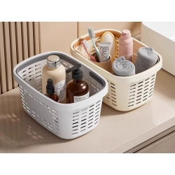 Kosz koszyk koszyczek organzer do łazienki na kosmetyki klamerki uchwyty