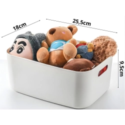 Pojemnik do przechowywania organizer kosz z uchwytami uniwersalny 18x25 cm