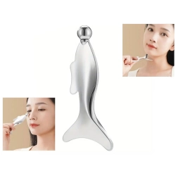 Masażer metalowy płytka do masażu kulkowy kulka do ciała zimny nierdzewny