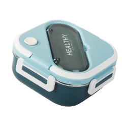 Śniadaniówka z przegródkami pojemnik sztućce lunchbox do mikrofali 1000ml Verk Group