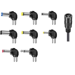 Zasilacz uniwersalny regulowany 3V-12V z 6 końcówkami DC, 30W, Verk Group