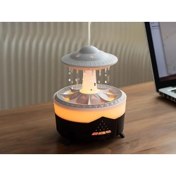 Nawilżacz powietrza dyfuzor zapachowy lampa led w kształcie ufo z pilotem