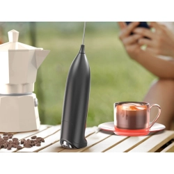 Spieniacz do mleka kawy ręczny elektryczny mini mikser ubijacz ubijaczka
