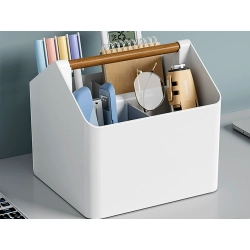 Przybornik organizer na biurko na drobiazgi do łazienki na kosmetyki
