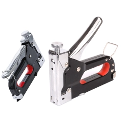 Zszywacz tapicerski taker ręczny na zszywki 4-14mm metalowy 3 w 1 blokada