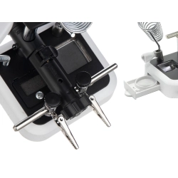 Trzecia ręka zestaw do lutowania uchwyt lupa 6 led