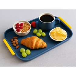 Taca kuchenna do serwowania śniadań napojów ciast deserów plastikowa