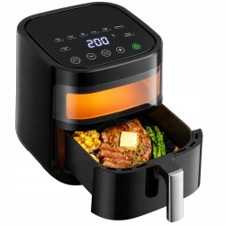 Frytkownica beztłuszczowa Air Fryer 1200W 4L dotykowy panel 8 programów