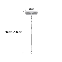 Myjka do okien podłóg ściągaczka z mikrofibry obracana 2w1 teleskopowa