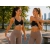 Biustonosz sportowy damski push up modelujący bezszwowy wkładki rozmiar 2xl