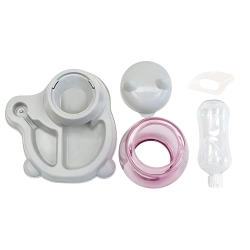 Podajnik karmy i wody dla psa kota automatyczny miska pojemnik dozownik 2w1