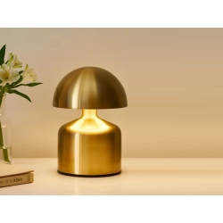 Bezprzewodowa lampka do restauracji hotelu dotyk led grzybek 3 tryby nocna