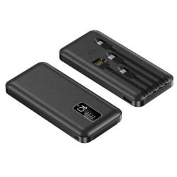 Powerbank power bank 10000 mah usb-c usb microusb lighting kable wbudowane