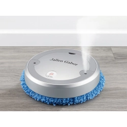 Robot mopujący automatyczny bezprzewodowy elektryczny sprzątający srebrny - zdjęcie 6