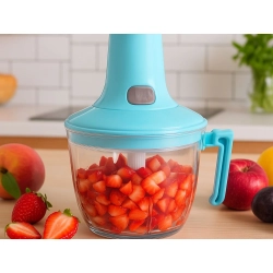 Siekacz ręczny do warzyw owoców mięsa mikser kuchenny z mieszadłem 2w1