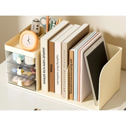 Szafka przybornik organizer na biurko półki na książki drobiazgi szuflady