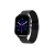 Smartwatch zegarek damski męski gumowy pasek sport bluetooth rozmowy czarny