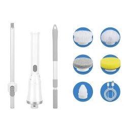 Elektryczna szczotka obrotowa do fug kafli mop z 6 końcówkami tornado