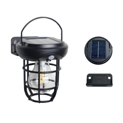 Lampa solarna z czujnikiem zmierzchu ruchu 3 tryby 3 led 1800lm wodoodporna