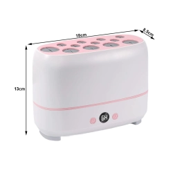 Elektryczna suszarka do pędzli do makijażu malowania na 12 pędzli timer