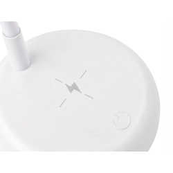 Lampka biurkowa LED elastyczna stojąca dotykowa giętka biała szkolna USB-C