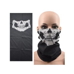 Komin kominiarka chusta na twarz bandama czaszka wielofunkcyjna tunel skull