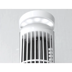 Wentylator kolumnowy mini biurkowy z lampką led 2 biegi usb cicha praca