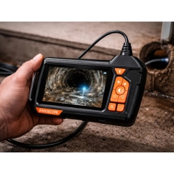 Kamera inspekcyjna endoskop hd 5m ip67 usb 6led do rur wyświetlacz lcd — zdjęcie 8