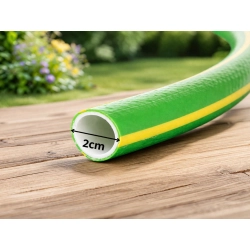 Wąż ogrodowy gumowy 1/2 30m 3 warstwowy + złączki pistolet zestaw divodv