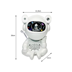 Projektor gwiazd astronauta lampka nocna rzutnik dla dziecka kosmos pilot