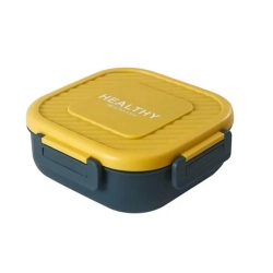 Lunchbox śniadaniówka pojemnik na śniadanie obiad z przegródkami sztućce