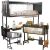 Suszarka do naczyń talerzy sztućców duży ociekacz szafka organizer 85 cm Verk Group