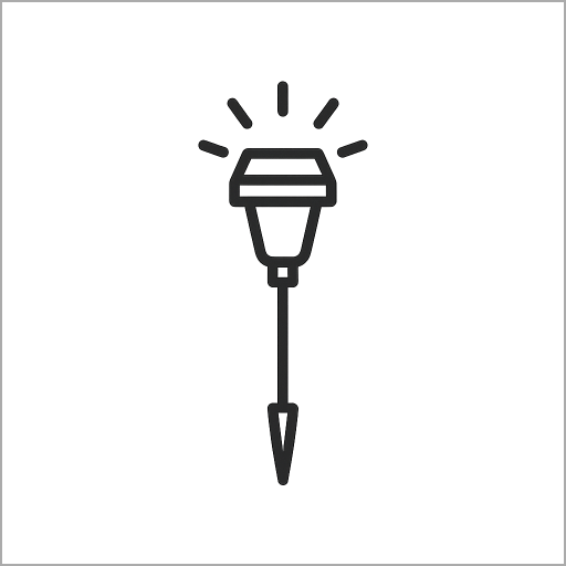 Lampki solarne wbijane