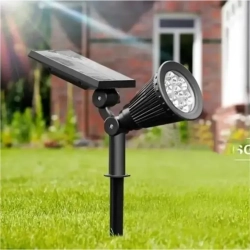 Lampa solarna ciepły reflektor ogrodowy idealny do oświetlenia roślin