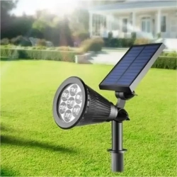 Lampa solarna ciepły reflektor ogrodowy idealny do oświetlenia roślin