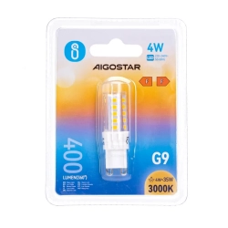 Żarówka LED SMD G9 4W=35W 400lm Ciepła