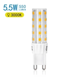 Żarówka LED SMD G9 5,5W=45W 550lm Ciepła