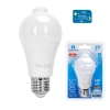Żarówka LED A60 E27 6W=48W z czujnikiem ruchu Zimna 580lm