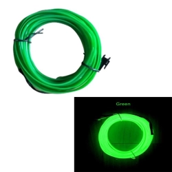 Neon taśma neonowa led do dekoracji wnętrza samochodu 3m/12V Zielona