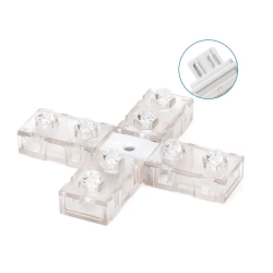 Łącznik krzyżowy do paska świetlnego typu 十 do taśm 230V 10mm