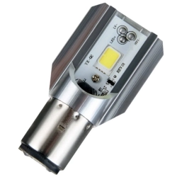 Żarówka motocyklowa led care BA20D Hi/Lo dwa włukna 9/12W 1080lm