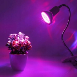 Mocowana na klips lampa do uprawy roślin LED 20W GROW